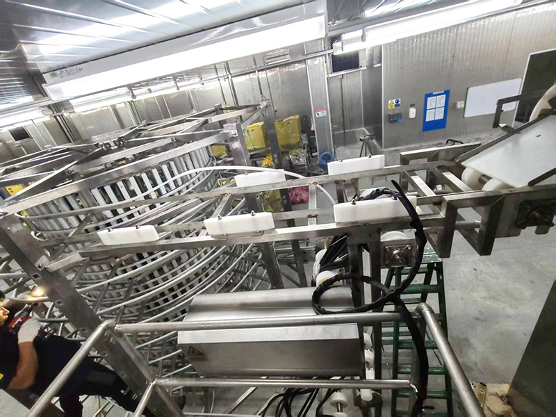 Proyecto de bajador en espiral para Top Fresh, Malasia