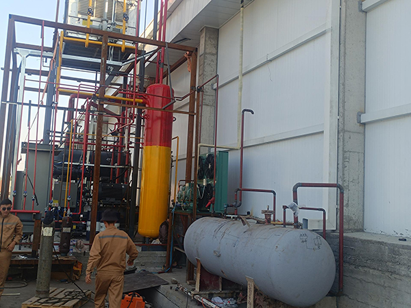 Entrega de unidad integrada de congelación y refrigeración en espiral, Uzbekistán