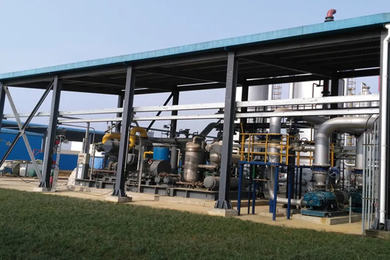 Soluciones de refrigeración industrial y compresión de gas para Petróleo, gas y productos químicos